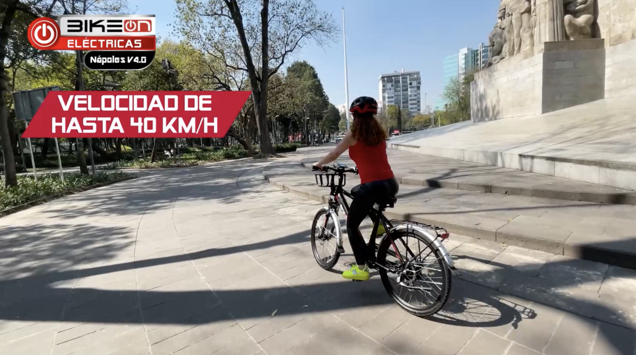 Bicicleta Eléctrica Urbana Nápoles la mejor velocidad en una bicicleta urbana