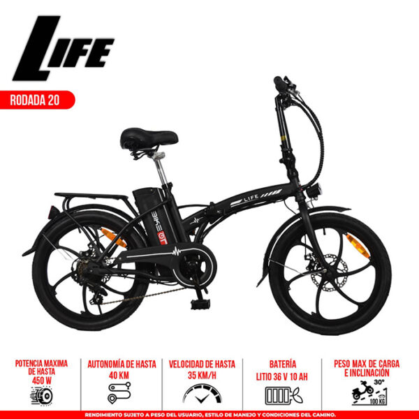 Bici Eléctrica Plegable LIFE
