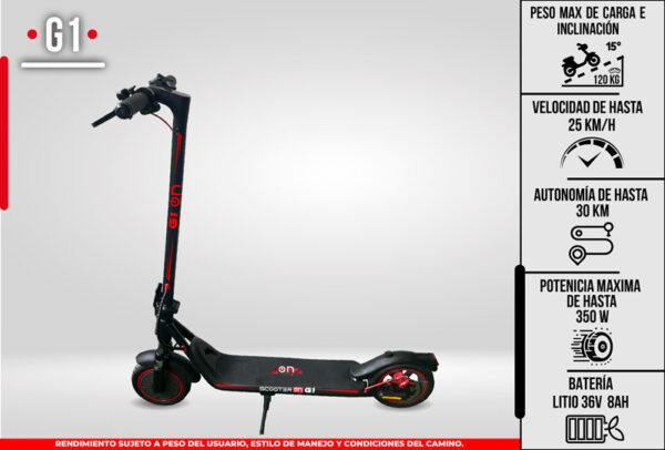 Scooter Eléctrico 2026 modelo G1