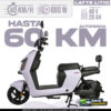 Bicimoto eléctrica Latte Litio 48V color blanco con autonomía de 60 km