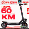 Scooter eléctrico G4 48V 16Ah, 50km autonomía, 800W potencia, IPX4 resistencia