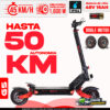 Scooter eléctrico G5 doble motor 1600W, 50km autonomía, batería 48V 16Ah IPX4