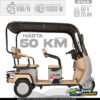 Trimoto eléctrica Star LA VAN 60V 20AH autonomía 50KM velocidad 25KM/H potencia 1000W