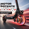 Scooter eléctrico 800W motor potente velocidad 45 km/h BikeOn México