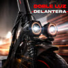 Doble luz delantera LED para moto eléctrica BikeOn Mexico - Iluminación frontal potente