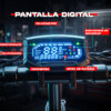 Pantalla digital LCD para bicicleta eléctrica con velocímetro, odómetro y nivel de batería