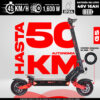 Scooter eléctrico G5 On 50km autonomía batería 48V 16Ah IPX4