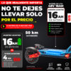 Scooter eléctrico 48V 16AH batería de litio 50km autonomía rojo
