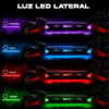 Luz LED lateral para motos eléctricas GSON - Morado, Azul, Rojo y Verde
